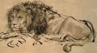 dessin-lion-personne