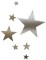 étoile argentée